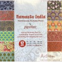 Pack Origami papiers imprimés indiens fantaisie Namaste