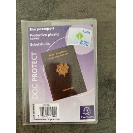 Etui plastique pour passeport