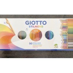 Boite 50 crayons de couleurs GIOTTO