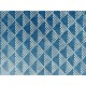 Papier japonais laqué triangles sable sur bleu pétrole