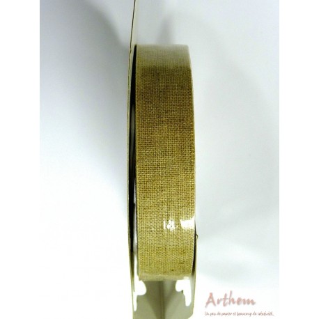 Rouleau ruban adhésif en lin largeur 15mm